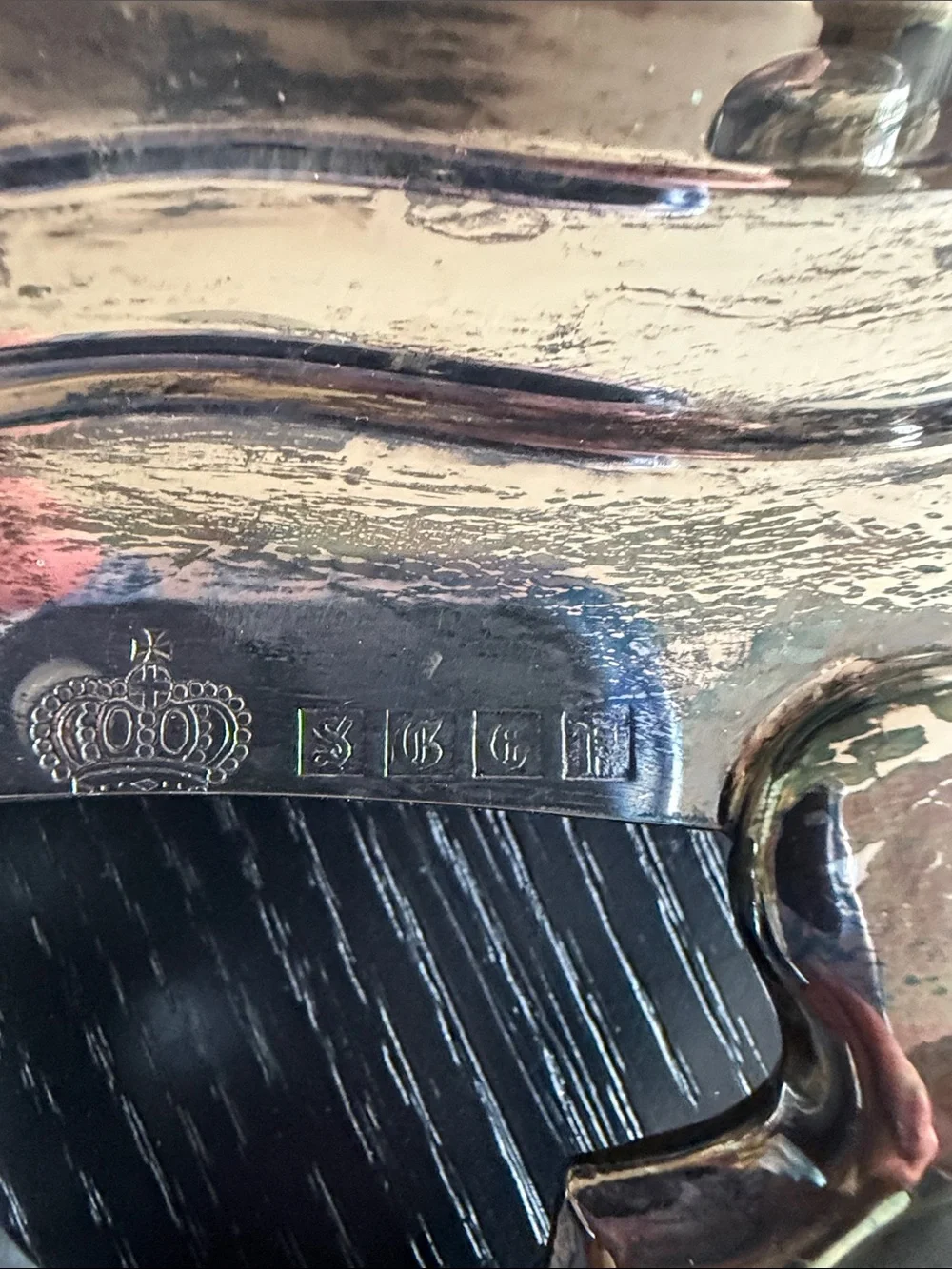 Vintage Double Covered Sheffield Silver Plate Serving Dish English Hallmarks